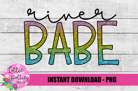 River Babe Png - Beach Sublimation Design - River Babe - Digital Download