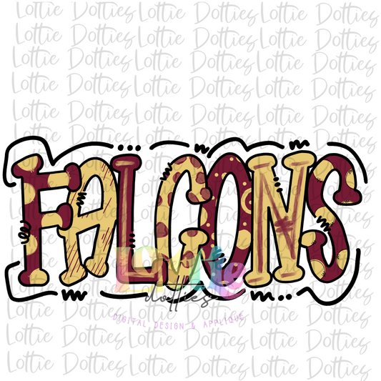 Falcons PNG - Falcons  -  Sublimation design - Digital Download