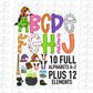 Witch Alphabet - Halloween Alpha Pack - Alphabet Clipart - Instant Download  - Boy Alpha Pack