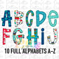 Pirate Alpha - Alpha Pack - Alphabet Clipart - Instant Download  - Alpha Pack