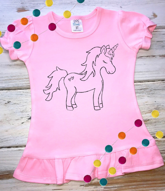 Unicorn Screen Print Transfers