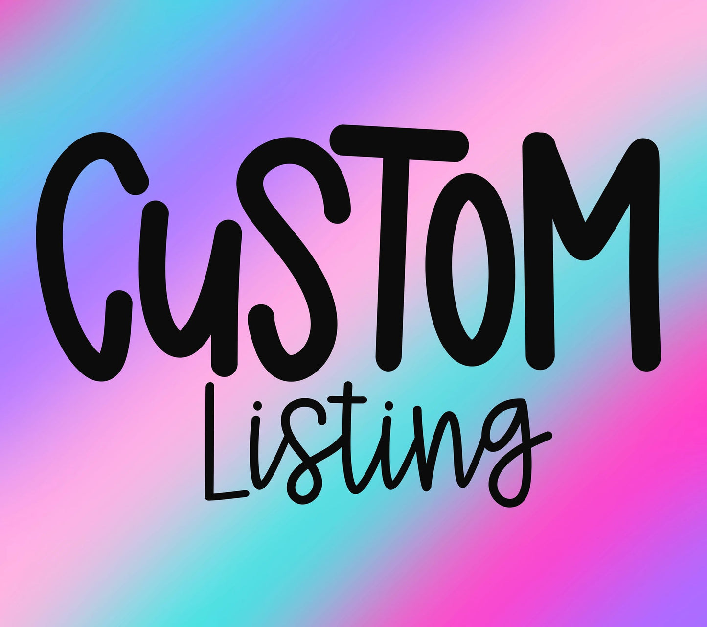 Color Change Custom Listing - Digital Download