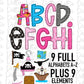 Pirate Alphabet - Alpha Pack - Alphabet Clipart - Instant Download - Pirate