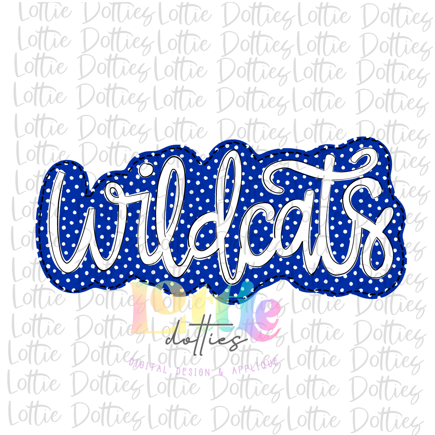 Wildcats Royal - PNG - sublimation design - Digital Download