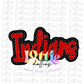 Indians PNG -  Indians sublimation design - Digital Download - Black and Red