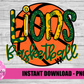 Lions PNG - Lions basketball sublimation design - Digital Download