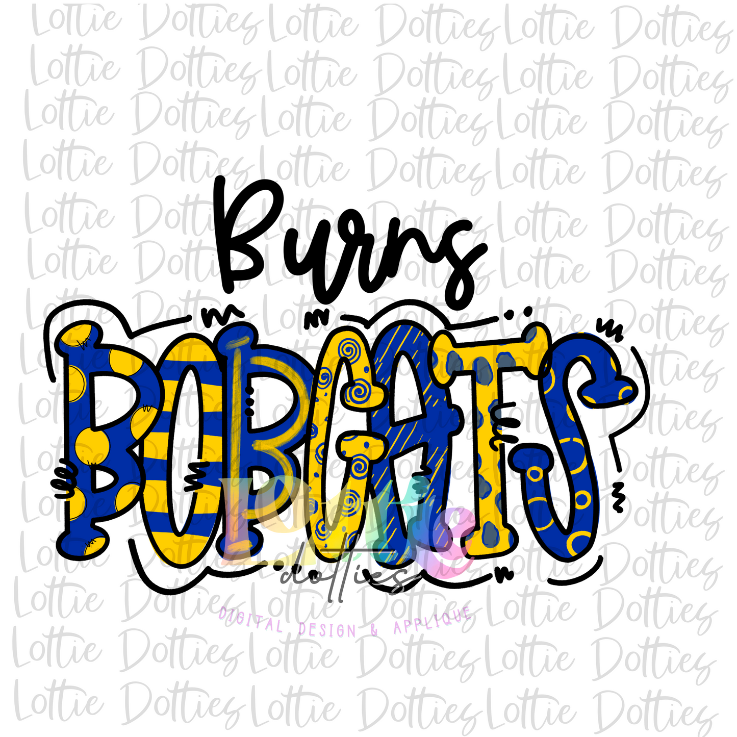 Burns Bobcats PNG - Bobcats  sublimation design - Digital Download