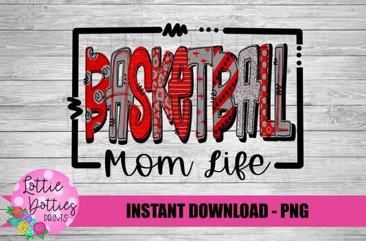 Basketball Mom PNG -  Basketball sublimation design - Digital Download