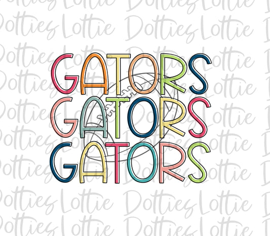 Gators Football - PNG - Football - Sublimation design - Digital Download