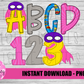 Superhero Alphabet - Alpha Pack - Alphabet Clipart - Instant Download  - Alpha Pack
