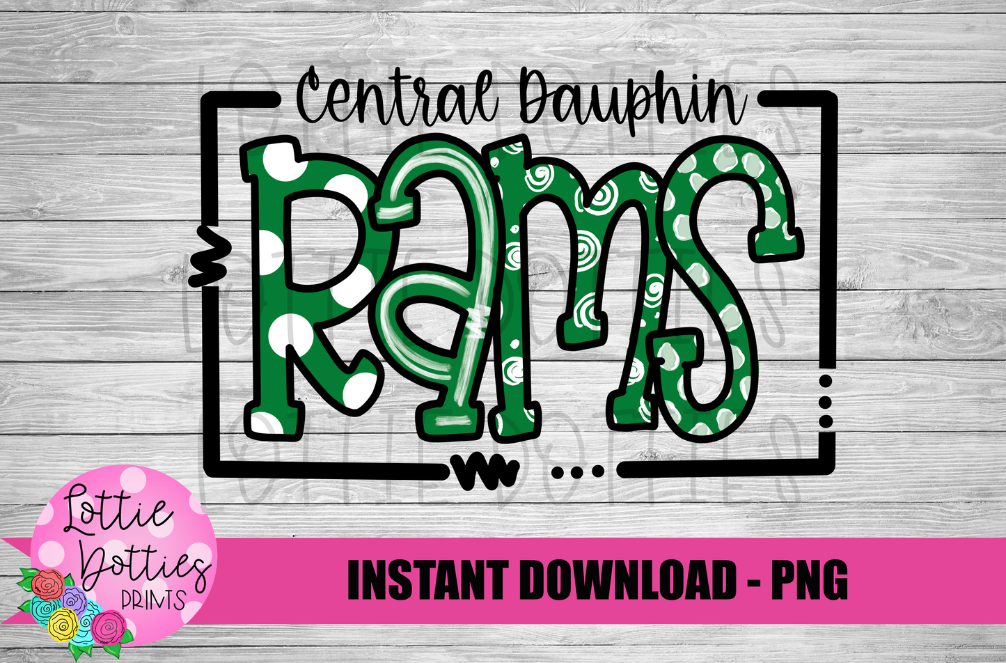 Central Dauphin West Rams PNG - Rams Sublimation design - Digital Download