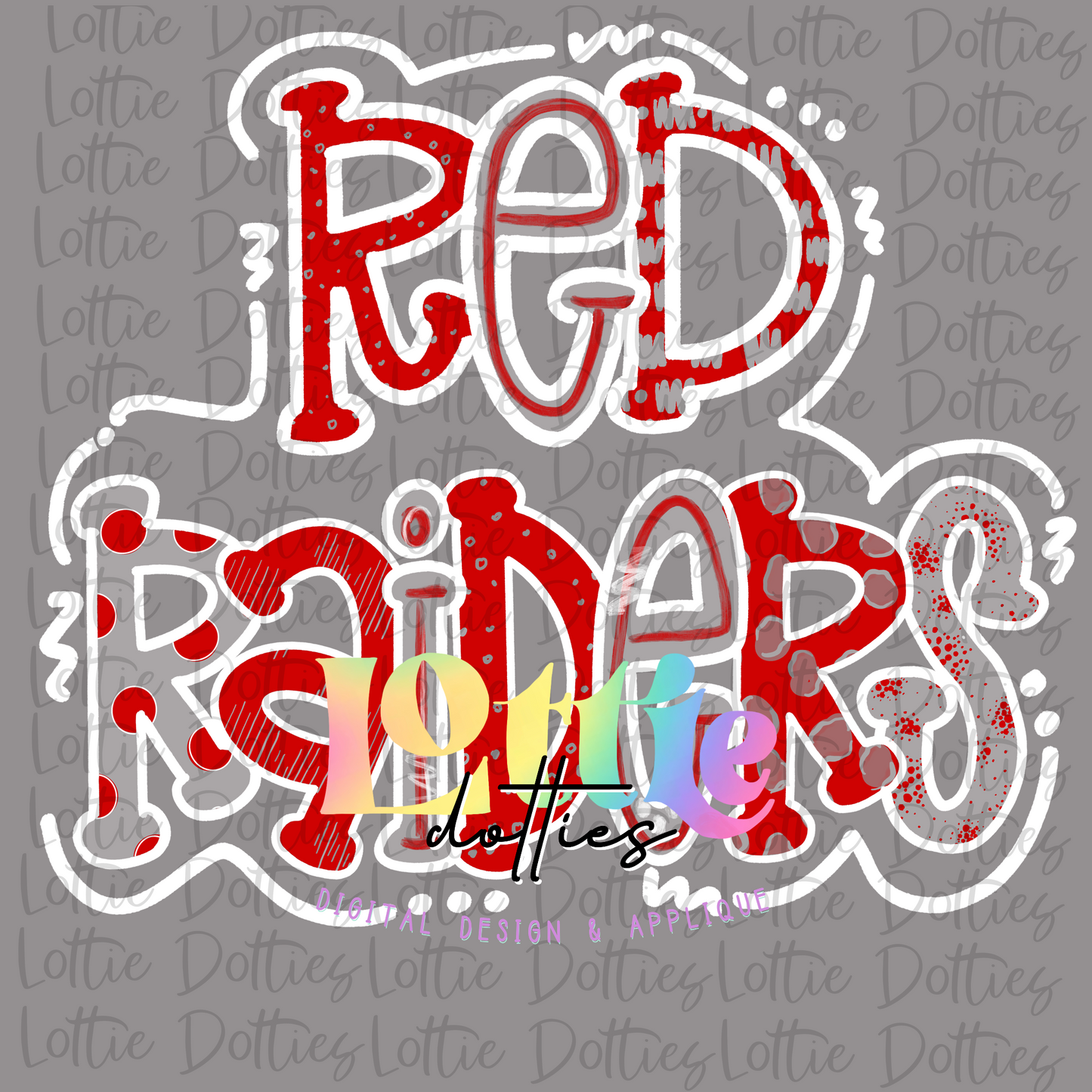 Red Raiders PNG - Red  Raiders Sublimation Design - Digital Download - Red and Black