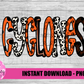 Cyclones PNG - Sublimation - Mascot Design - Orange, Black and White