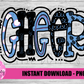 Cheer Png - Cheerleader Sublimation File- Instant download - Digital Download
