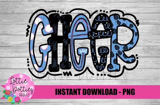 Cheer Png - Cheerleader Sublimation File- Instant download - Digital Download