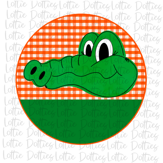 Gators Circle Png - Gators Sublimation Design - School Spirit Design - Digital Download