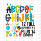 Space Alphabet - Space Alpha Pack - Alphabet Clipart  Pack