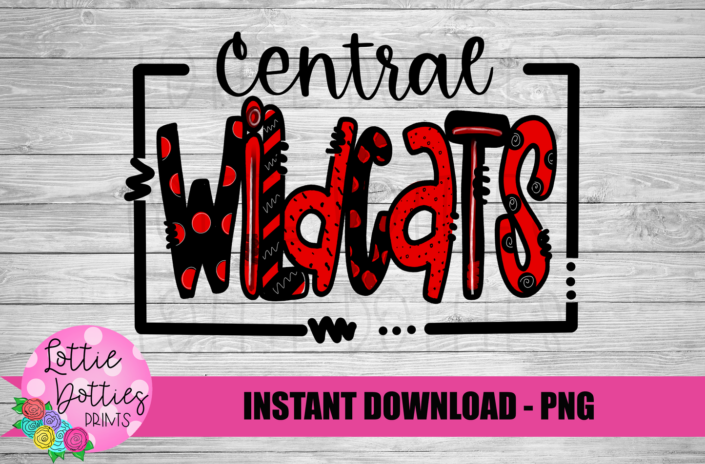 Central Wildcats PNG - Wildcats sublimation design - Digital Download