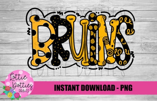 Bruins PNG - Bruins - Sublimation- Digital Download
