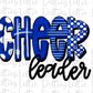 Cheer leader Png - Cheerleader Sublimation File - Royal and WHITE - Instant download - Digital Download