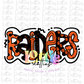 Raiders PNG -  Raiders sublimation design - Digital Download - Orange and Black
