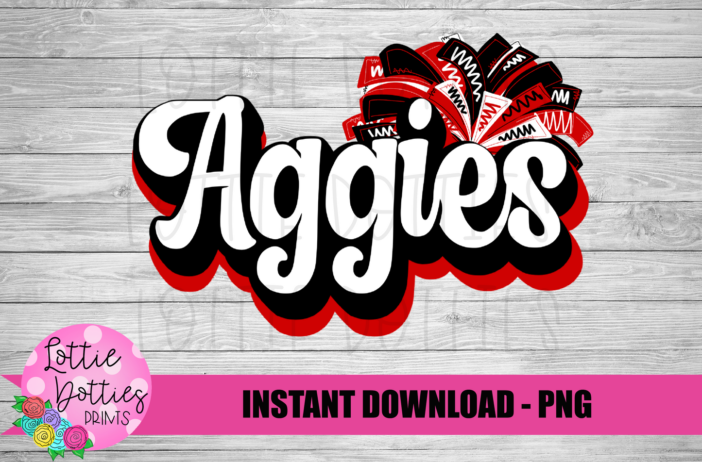 Aggies PNG - Aggies -  sublimation design - Digital Download - Red and Black