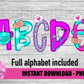 Nurse Alphabet - Nurse Alpha Pack - Alphabet Clipart - Instant Download