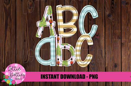 Nutcracker Alphabet - Christmas Alpha Pack - Alphabet Clipart - Instant Download  - Christmas Alpha Pack