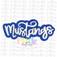 Mustangs Royal and White PNG - Mustangs -  sublimation design - Digital Download
