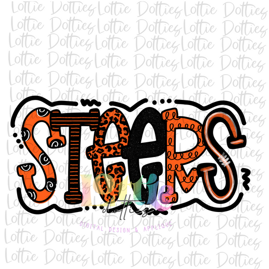 Steers PNG - Steers Sublimation - Digital Download