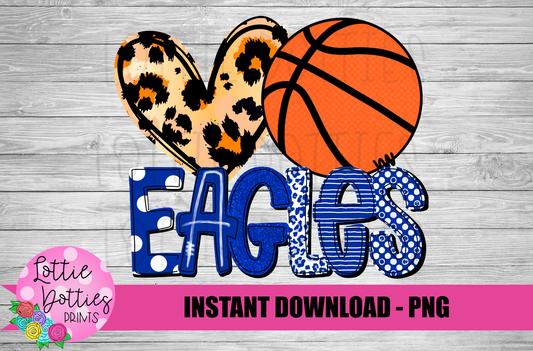 Eagles basketball Png - Eagles Sublimation Design - Digital Download