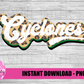 Cyclones PNG - Sublimation - Mascot Design