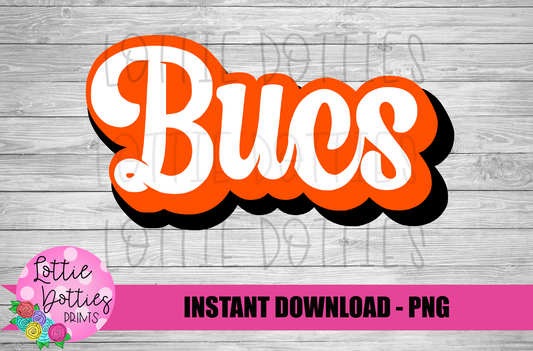 Bucs Png - Bucks Sublimation Design - Digital Download