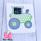 Tractor Applique Design - Machine Embroidery - Instant Download - Farm Applique