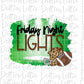 Friday Night Lights Png - Football Sublimation Design