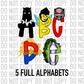 Superhero Alphabet and Numbers - Alpha Pack - Alphabet Clipart - Instant Download  - Alpha Pack
