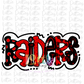 Raiders PNG -  raiders sublimation design - Digital Download - Red and Black