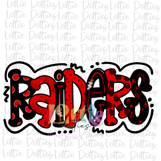 Raiders PNG -  raiders sublimation design - Digital Download - Red and Black