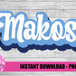 Makos PNG - Makos Sublimation design - Digital Download