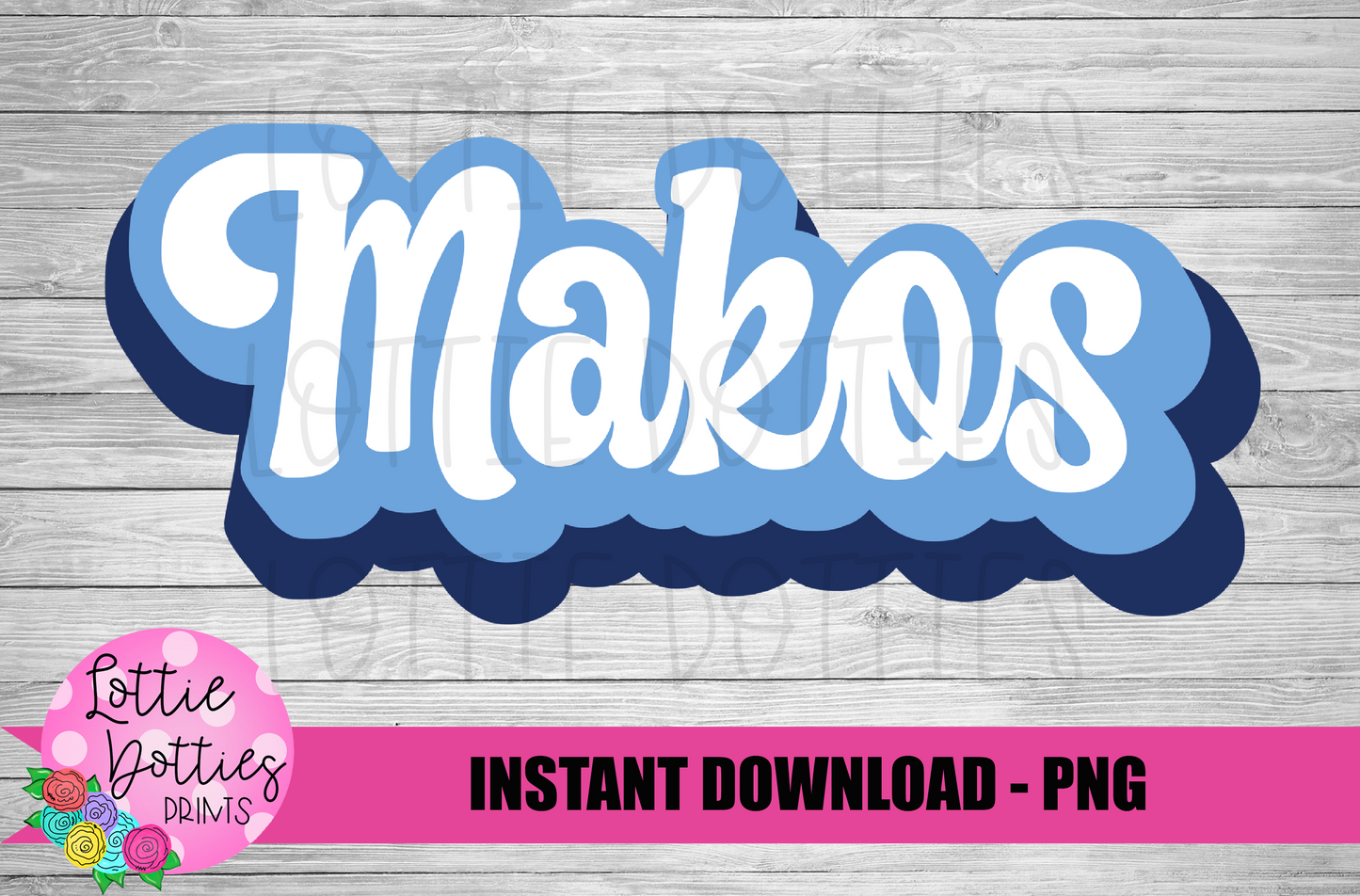 Makos PNG - Makos Sublimation design - Digital Download