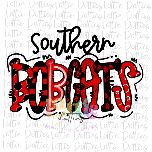 Southern Bobcats PNG - Bobcats  sublimation design - Digital Download