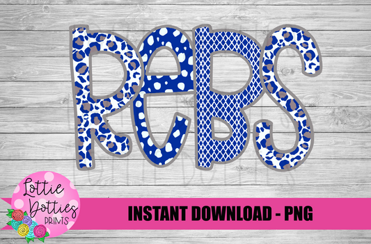 Rebs PNG - Rebels PNG - Instant Download - Digital Download - Rebels Sublimation Design