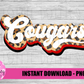 Cougars  Png - Cougars  Sublimation Design- Digital Download
