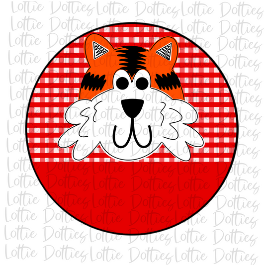 Tigers PNG - Tiger Circle Design  - Sublimation Design - Digital Download