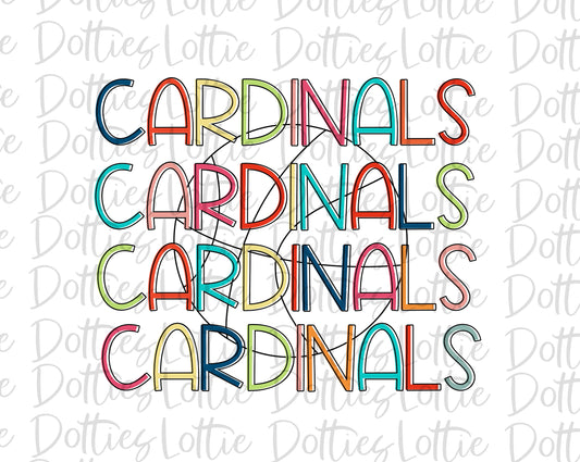 Cardinals Basketball - PNG - Basketball - Sublimation design - Digital Download