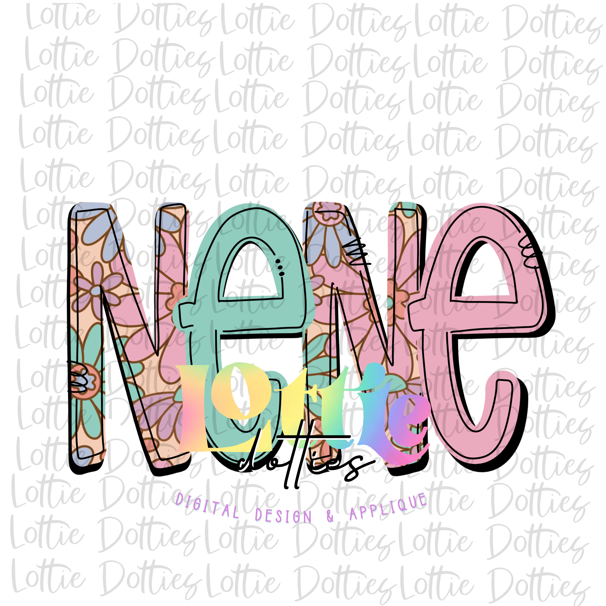 Nene Monogram NeNe Png - Sublimation File - Instant Download - Digital Download ...