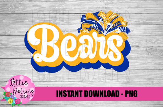 Bears PNG - Bears  sublimation design - Digital Download