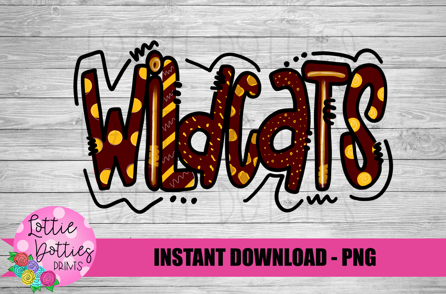 Wildcats  PNG - Wildcats -  sublimation design - Digital Download