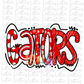 Gators PNG   - Instant Download - Digital Download - Sublimation Design