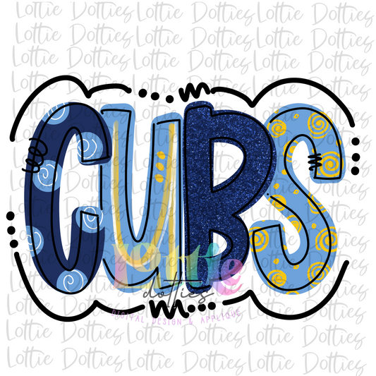 Cubs PNG - Cubs  -  sublimation design - Digital Download